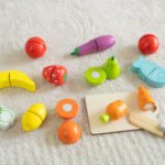 หั่นผักผลไม้ วัสดุไม้ ของเล่นเด็ก 1 ขวบ 2 ขวบ