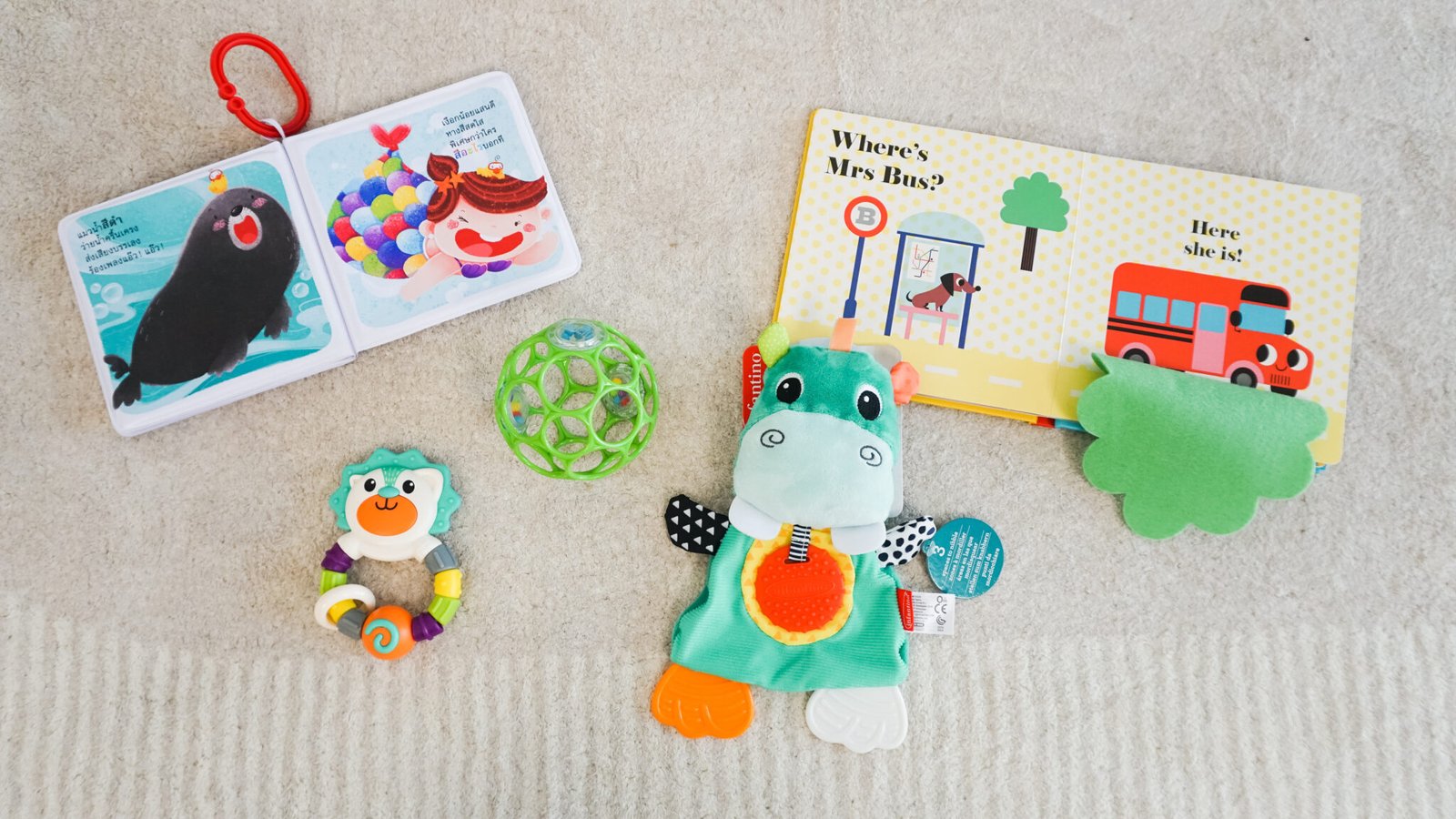 ชุดของเล่น เสริมพัฒนาการ เด็ก 3 เดือน 4 เดือน