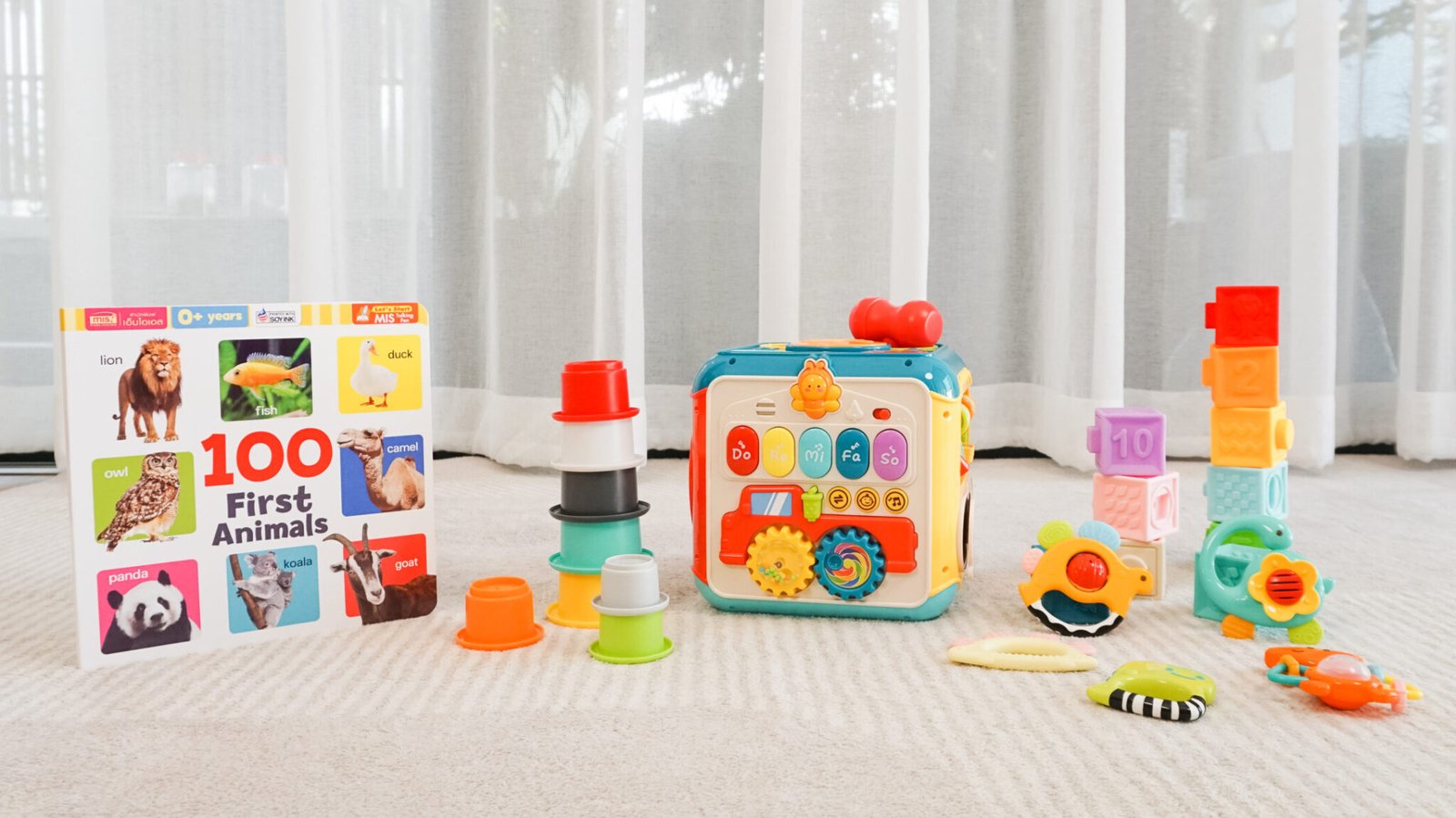 ชุดของเล่น เสริมพัฒนาการ เด็ก 5 เดือน 6 เดือน